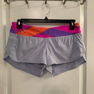 Lululemon Run Speed Short Cool Breeze Quilt Summer Lavender Orange Pink
